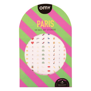 Omy - Paris tırnak çıkartmaları