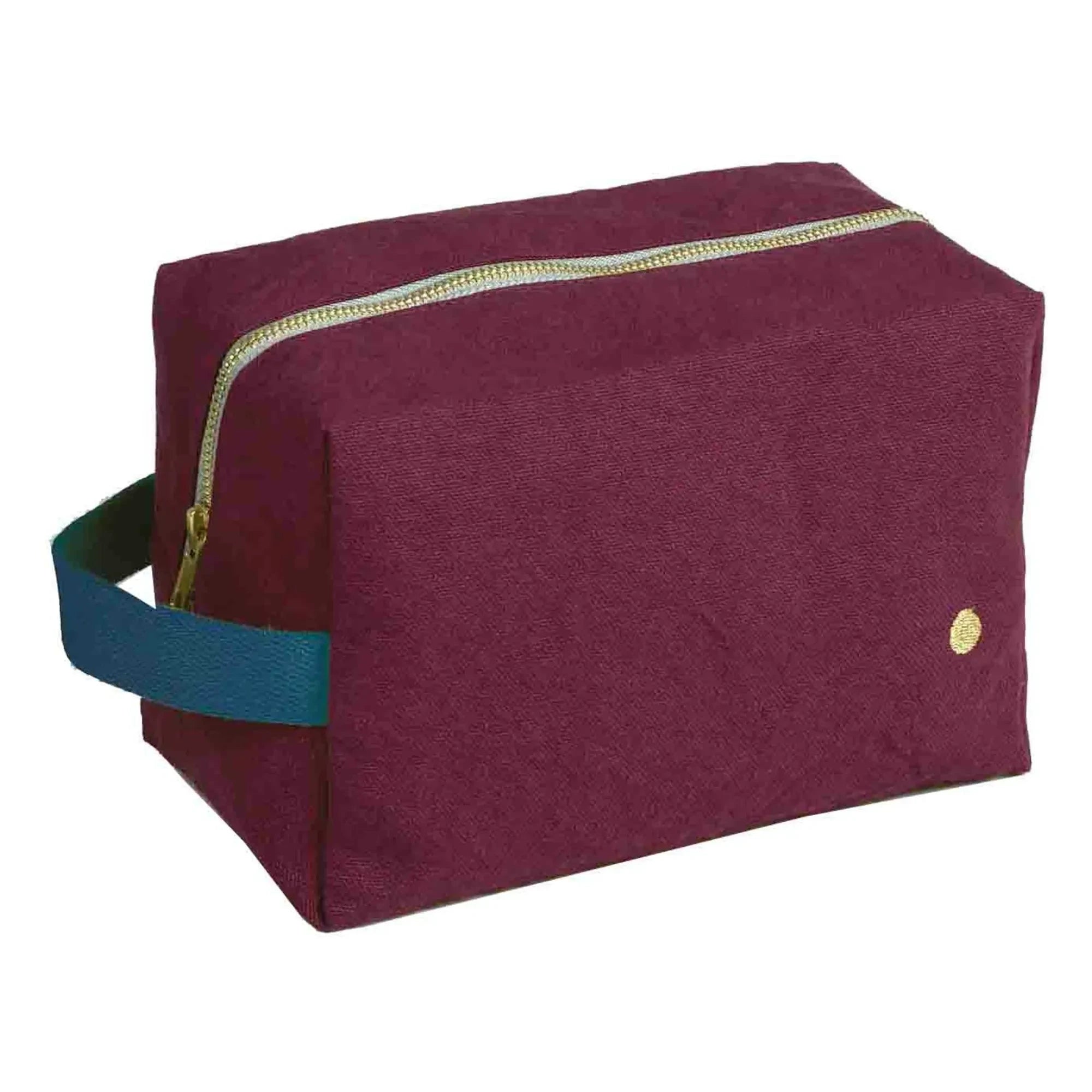 La cerise sur le gâteau - Organic Cotton Iona Cosmetic Bag | Burgundy