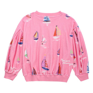 Maison Mangostan - Sailcloth Sweatshirt | Pink