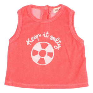 Búho - Keep It Salty Sponge Tank Top | Red
