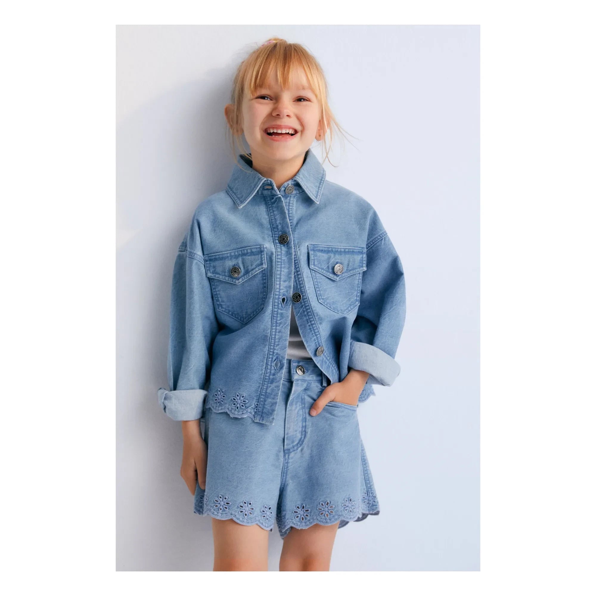 the new society - Niobe Denim Shirt | Denim Blue