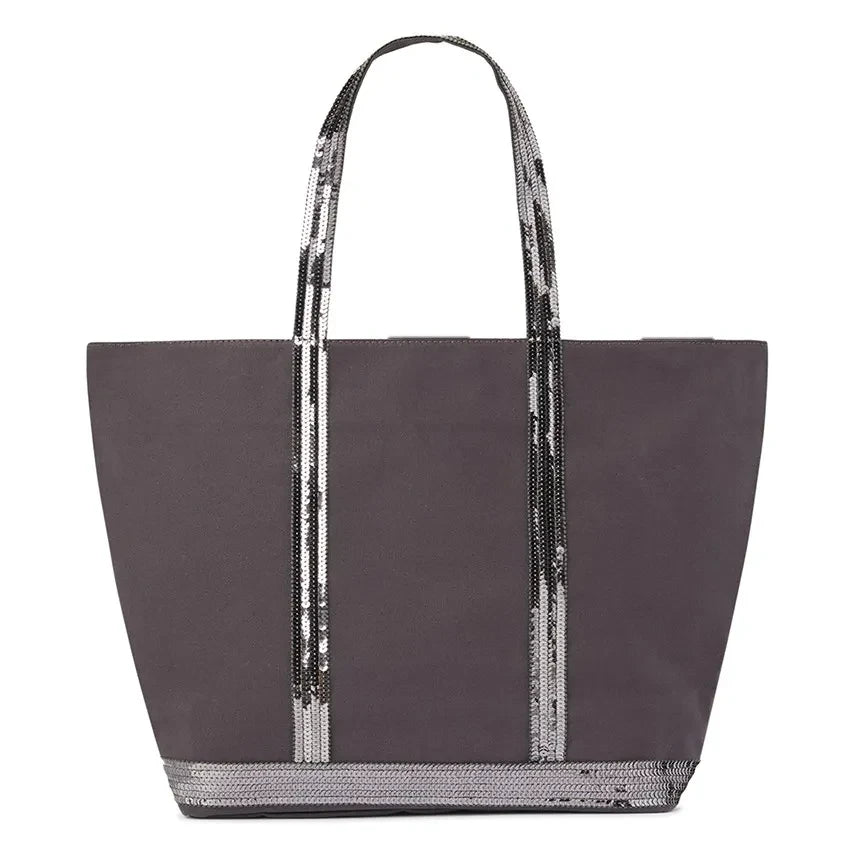 Vanessa Bruno - Fermuarlı Tote L | Kömür grisi