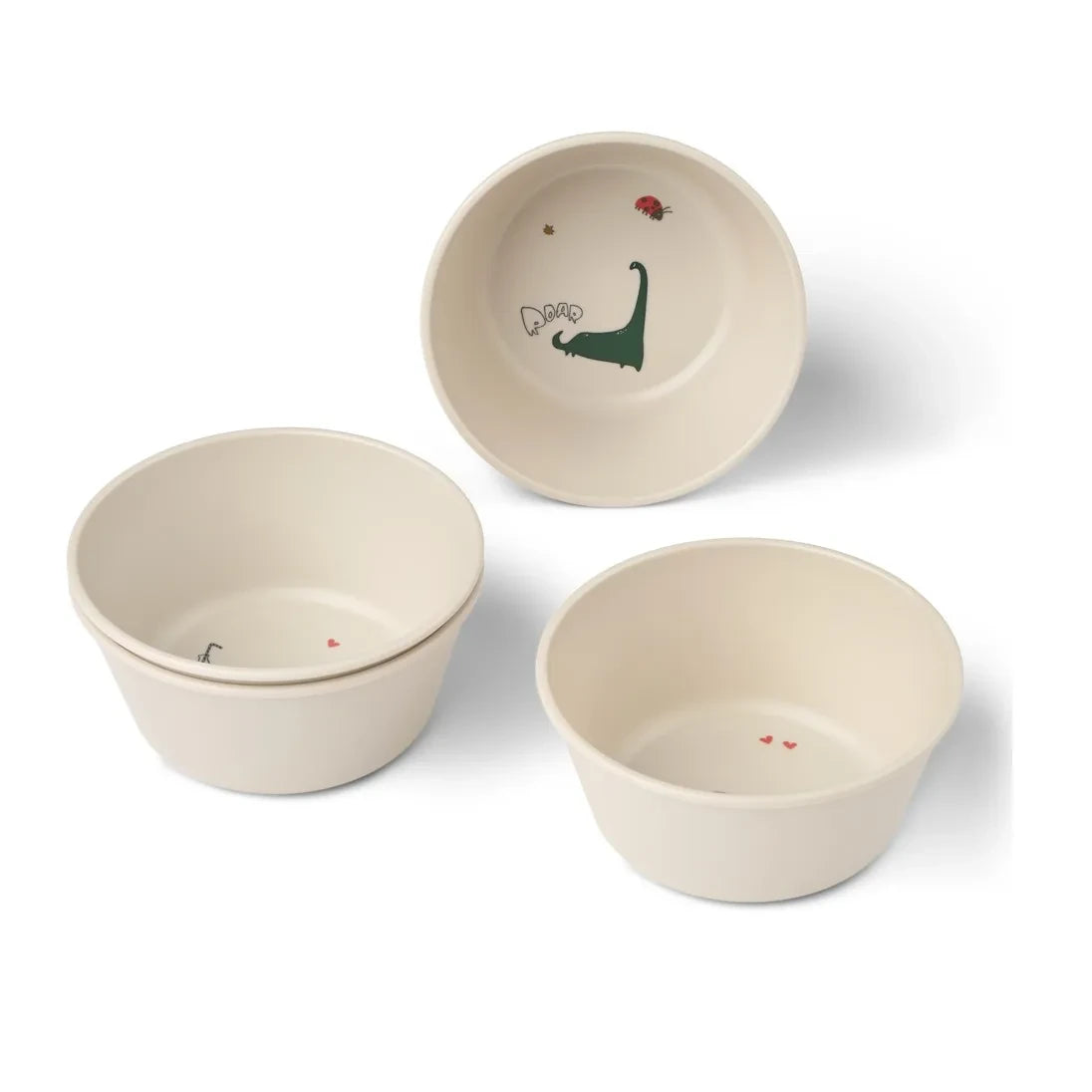 Liewood - Cees Bowls - 4-piece Set | Tamtam/Sandy