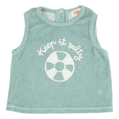 Búho - Keep It Salty Sponge Tank Top | Green Water