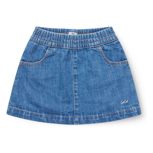 Copenhagen Colors - Organic cotton denim skirt | Blue