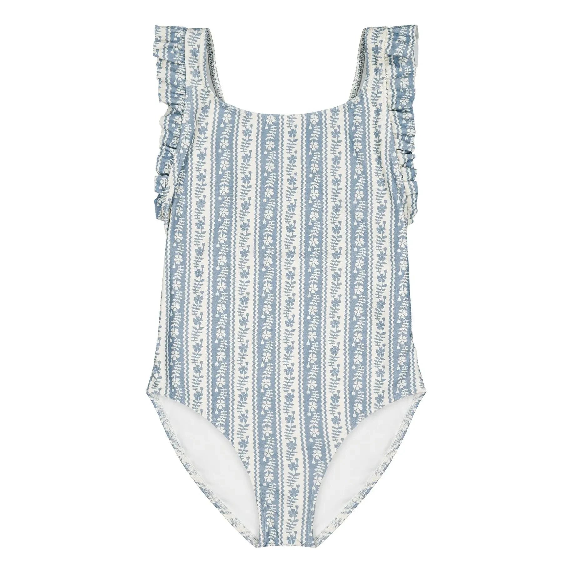 Soor Ploom - Thelma Floral Recycled Fiber Swimsuit Soor Ploom X Canopea | Ecru