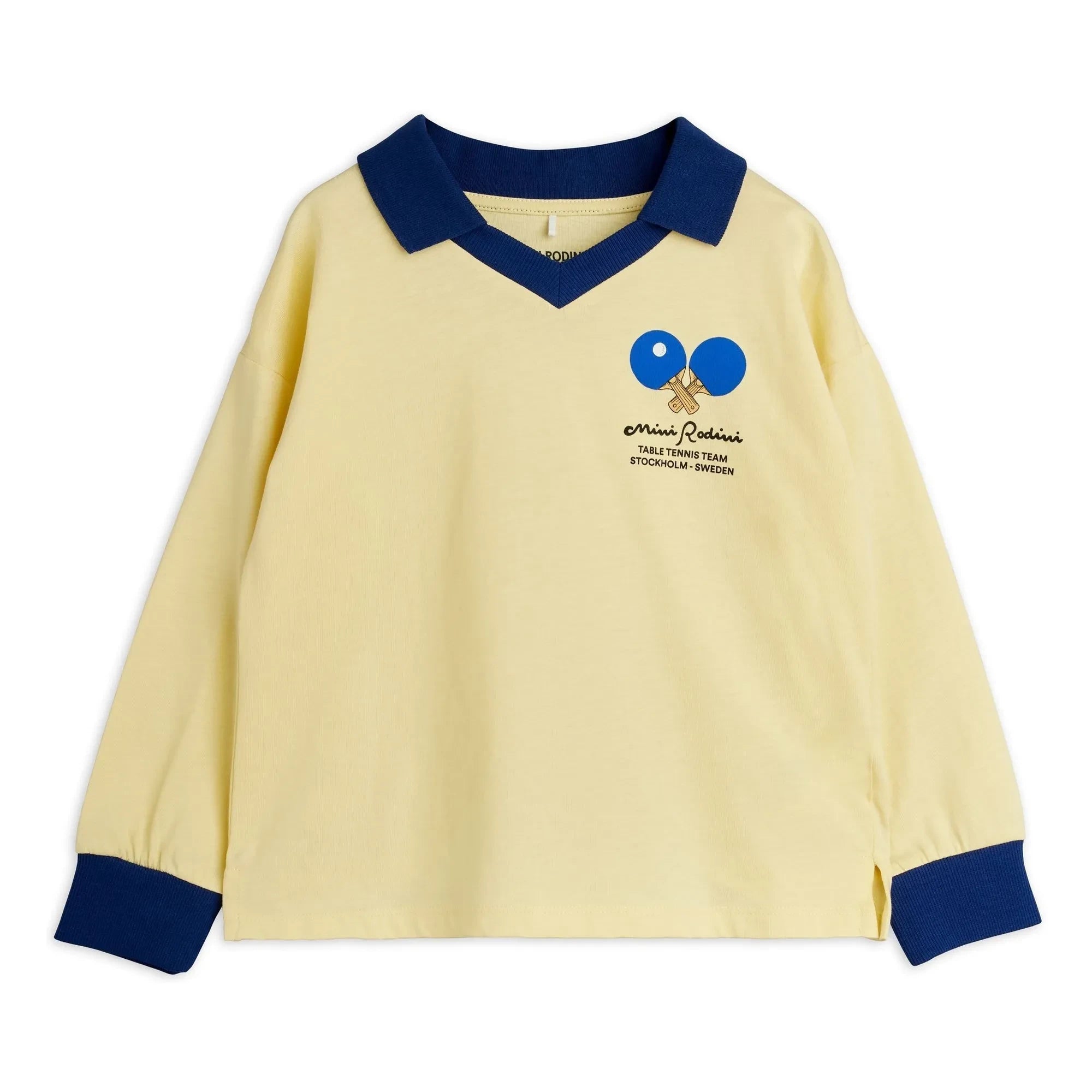 Mini Rodini - Polo Ping Pong Organic Cotton | Yellow