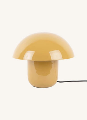 Present Time - Fat Mushroom Table Lamp | Mustard