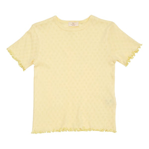 Copenhagen Colors - Pointelle T-Shirt | Soluk Sarı