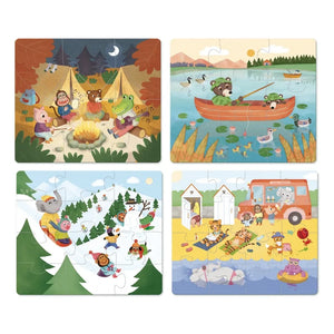 Vilac - The Holidays Puzzle - Set of 4