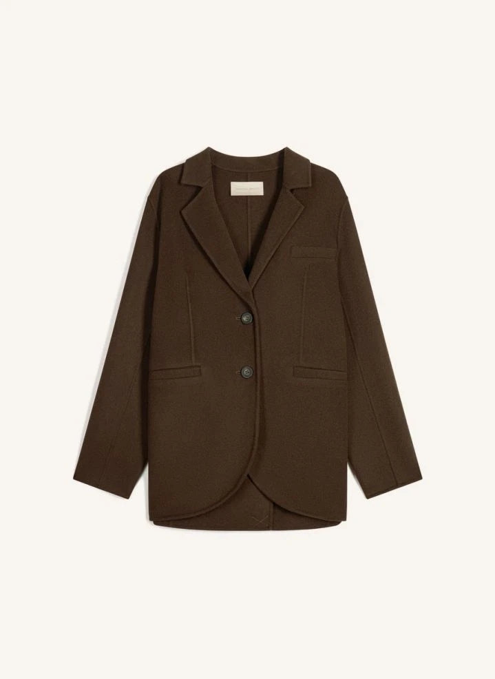 Vanessa Bruno - Marc Reversible Wool Jacket | Chocolate