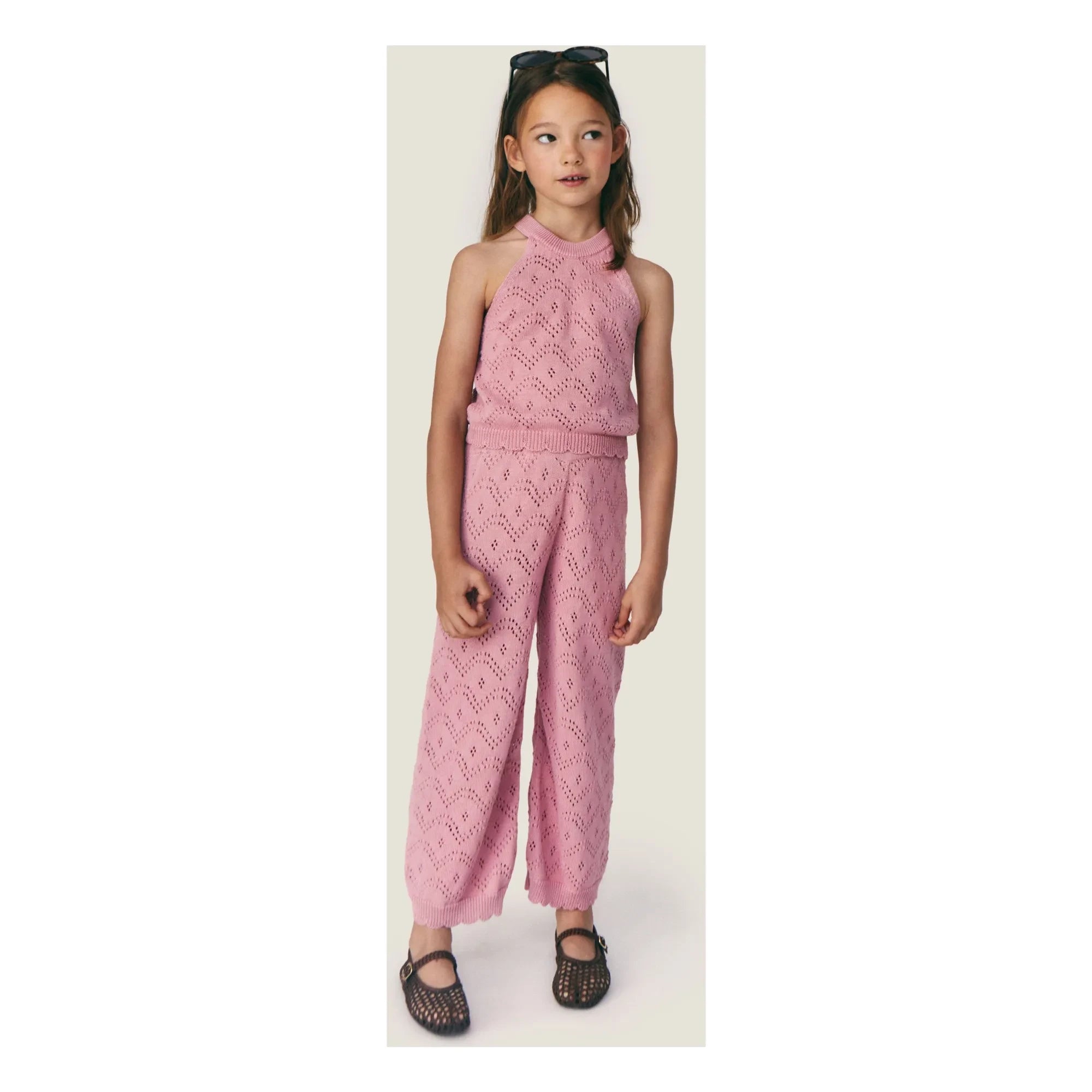 Mipounet - Gala Crochet Pants | Dusty Pink