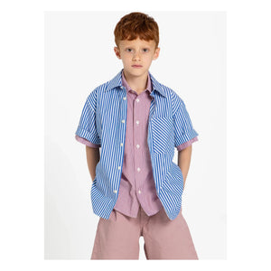 Finger in the nose - Rogue Striped Shirt | Blue