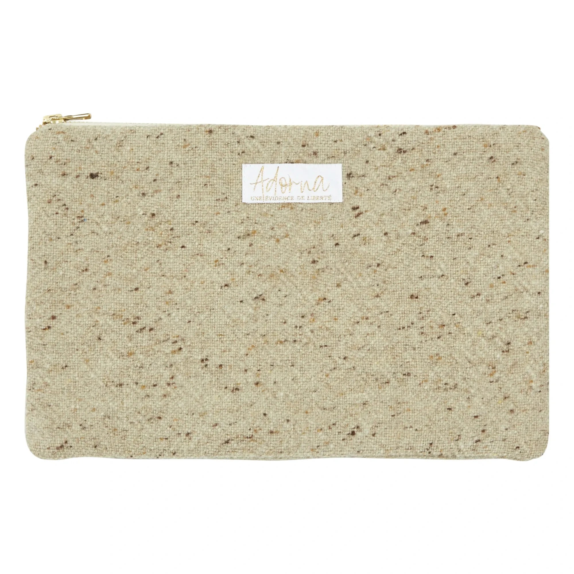 Adorna - Wool and Linen Bag | Heather Beige