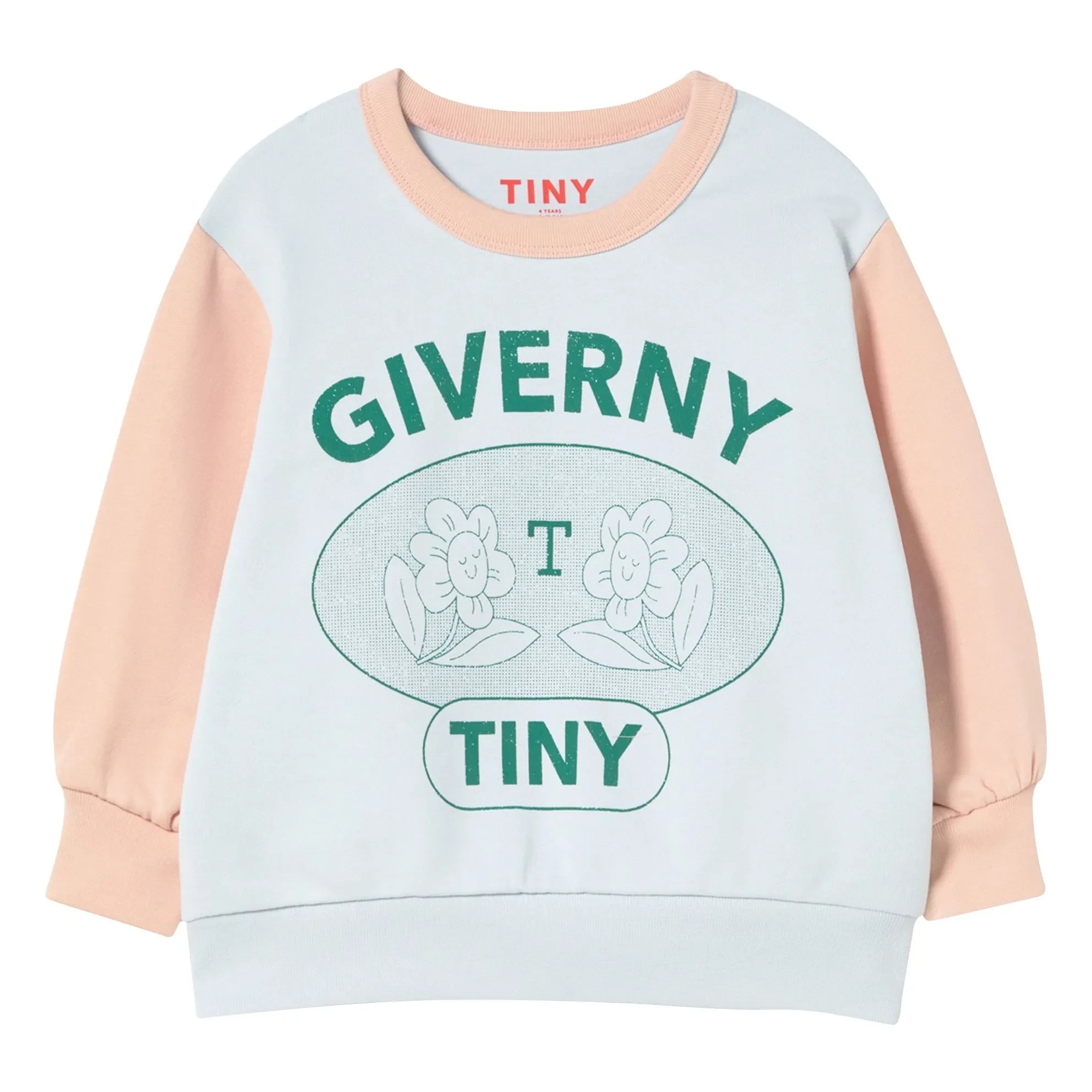 Tinycottons - Sweat Giverny The Place To Be Organic Cotton | Light Blue