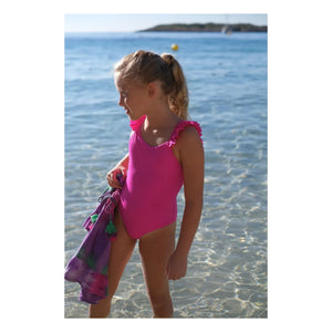 Lison Paris - 1 Piece Swimsuit Anti-UV Recycled Fiber | Fuchsia