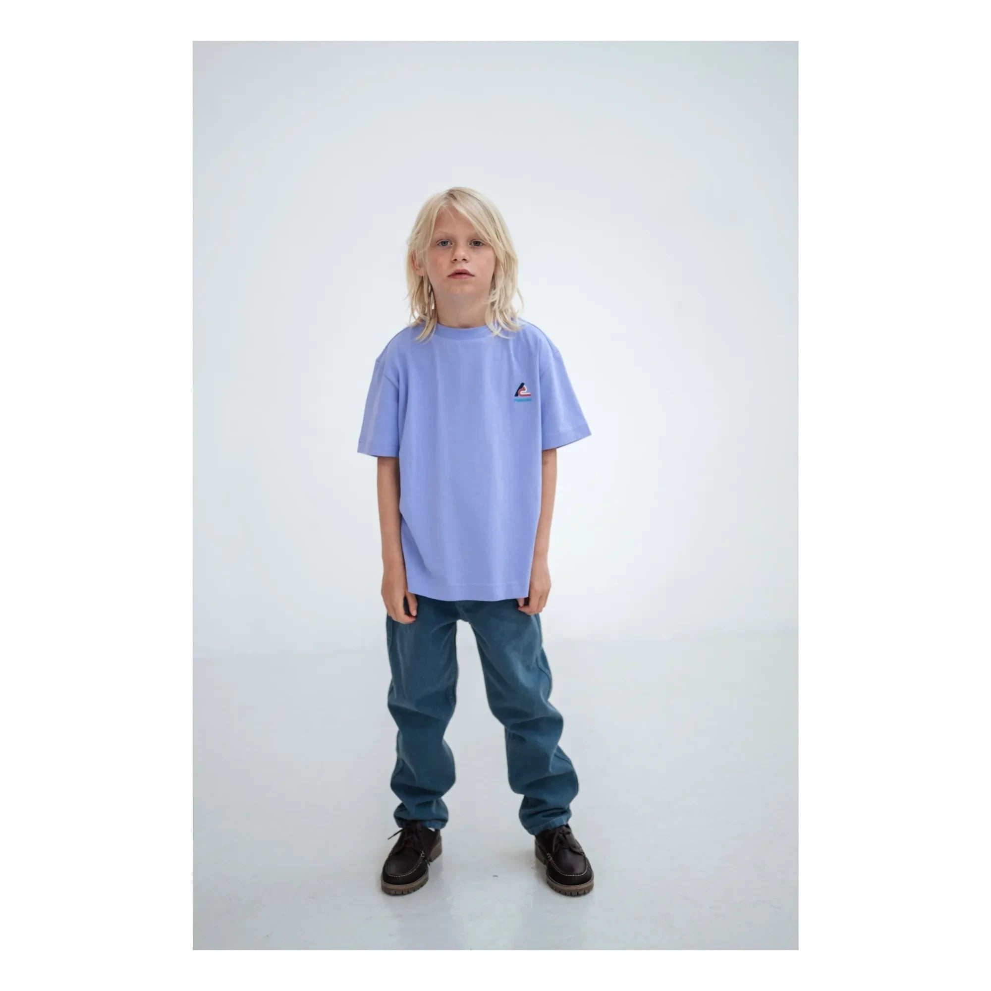 Repose AMS - Logo T-shirt Organic Cotton | Lilac