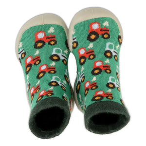 Collégien - Kind Farm Tractors Slippers | Green