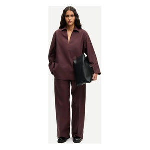 Samsoe Samsoe - Sajulio Organic Cotton Pants | Brown