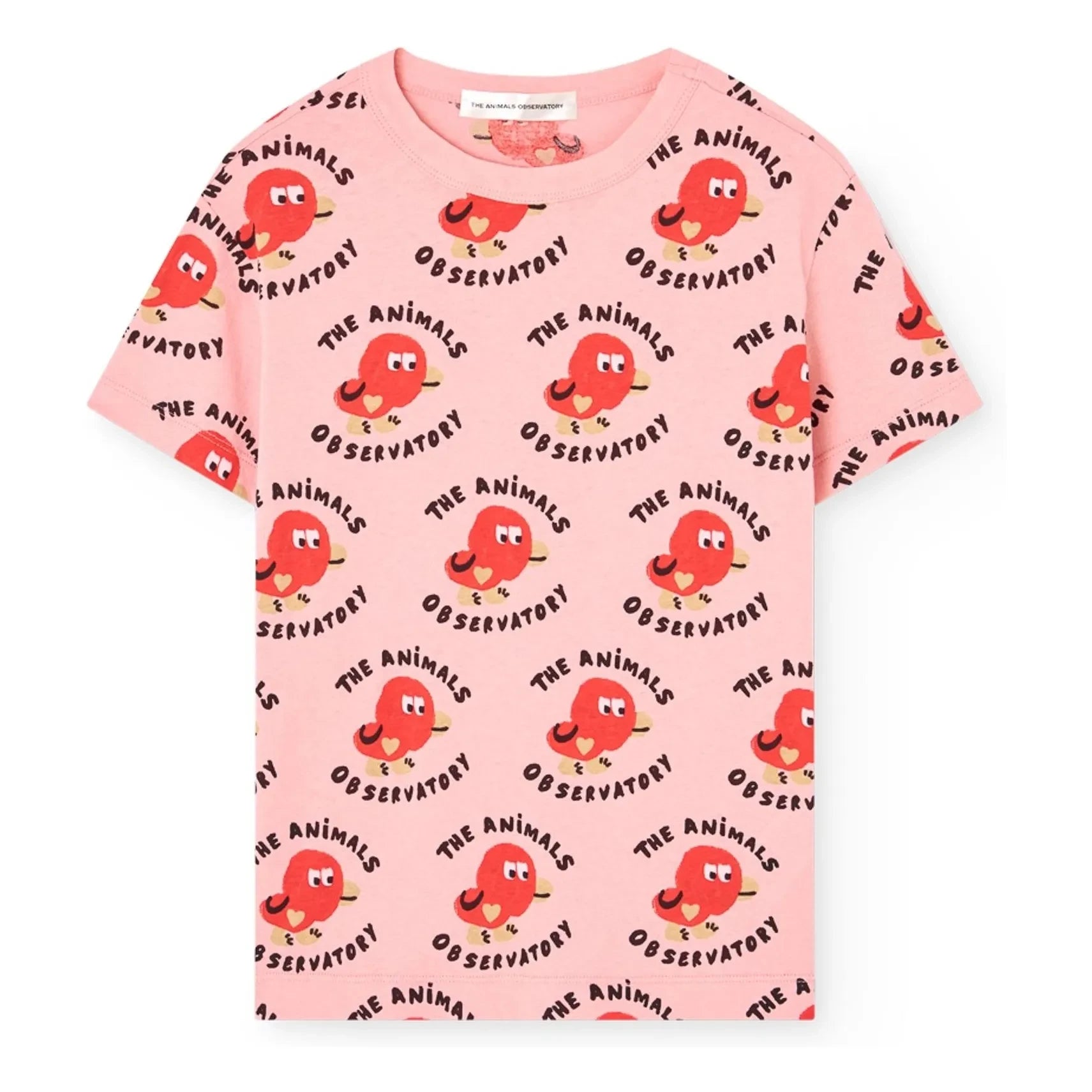 The Animals Observatory - Rooster T-Shirt Chicks Organic Cotton | Pink
