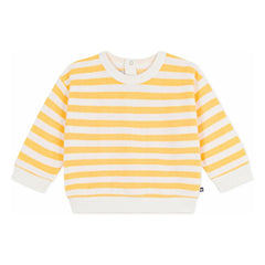 Petit Bateau - Terry Striped Sweatshirt | Yellow