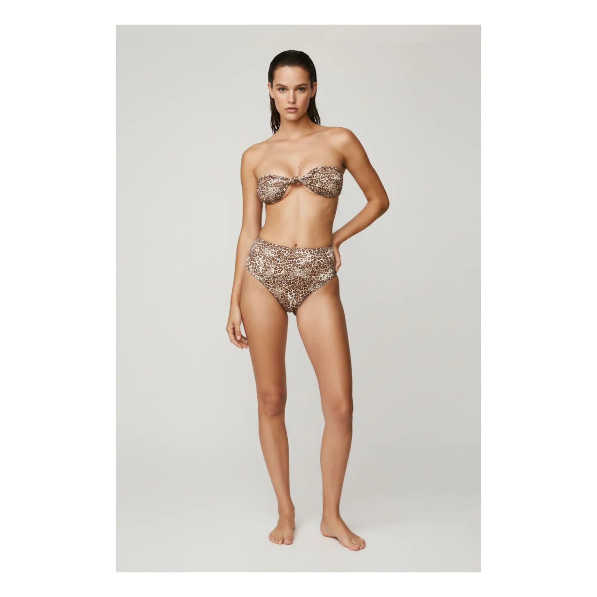 Vanessa Sposi - Le Maillot High-Waisted Stockings | Leopard