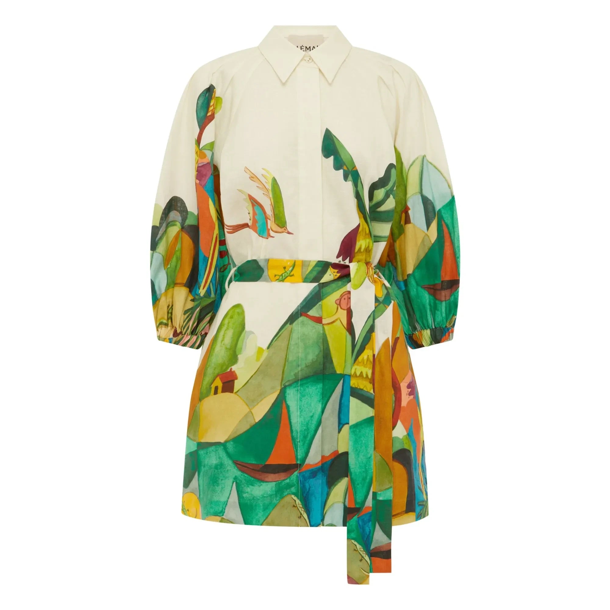 Alémais - Mokshini Linen Dress | Green
