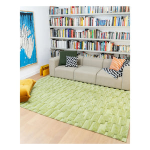 Tarta Gelatina - Moss Wool Rug | Green