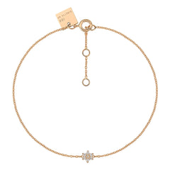 Ginette NY - Mini Diamond Star Bracelet | Rose Gold
