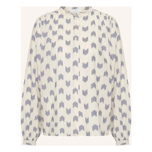 By Bar - Nyka Oase Cotton Blouse | Blue