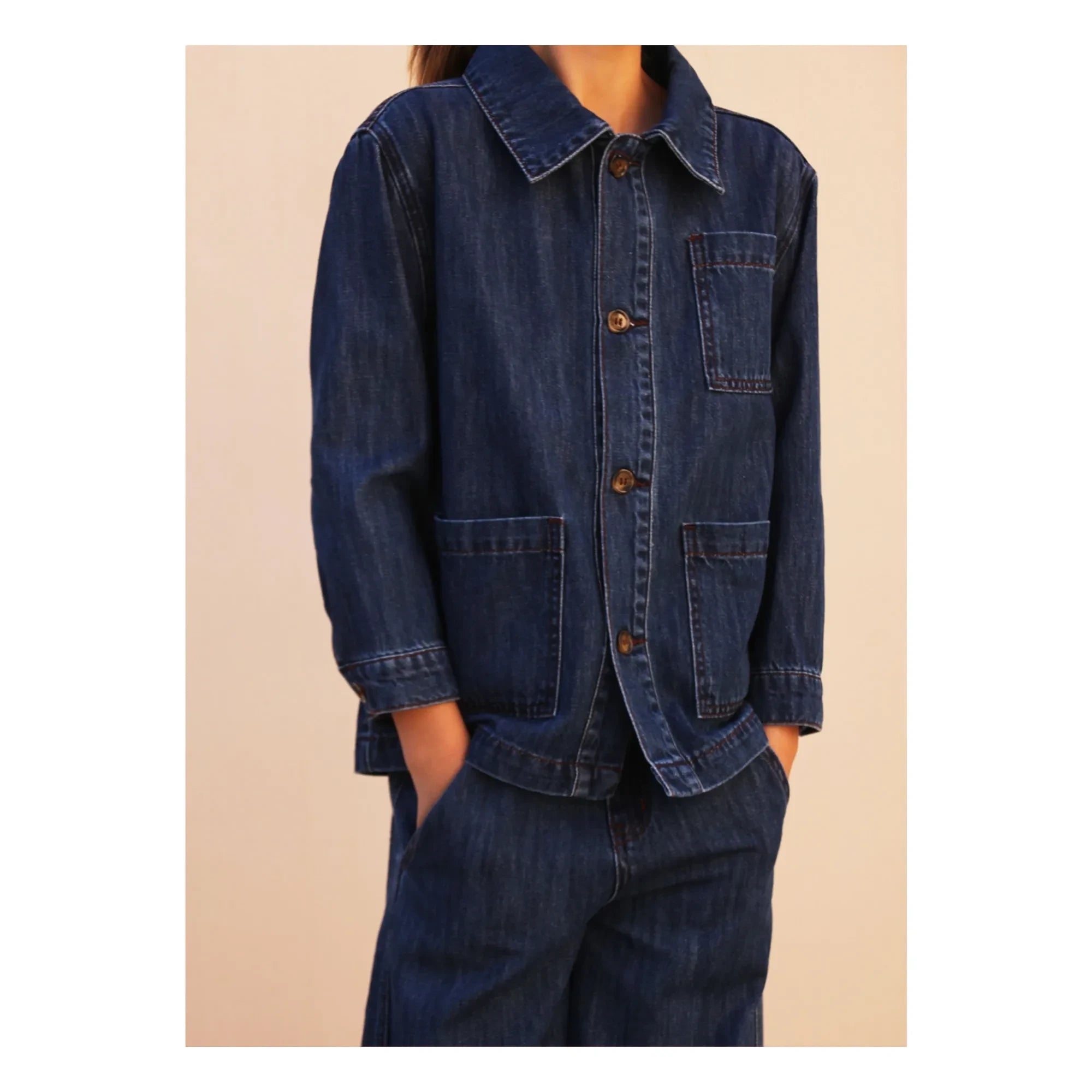 Longlivethequeen - Cargo Jeans Jacket | Raw Denim