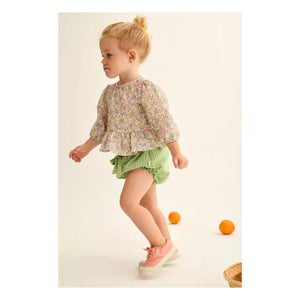 Cozmo - Alize Striped Bloomer | Grass Green