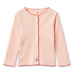 Flöss - Powder Pink Pointelle Liva Puffer Vest