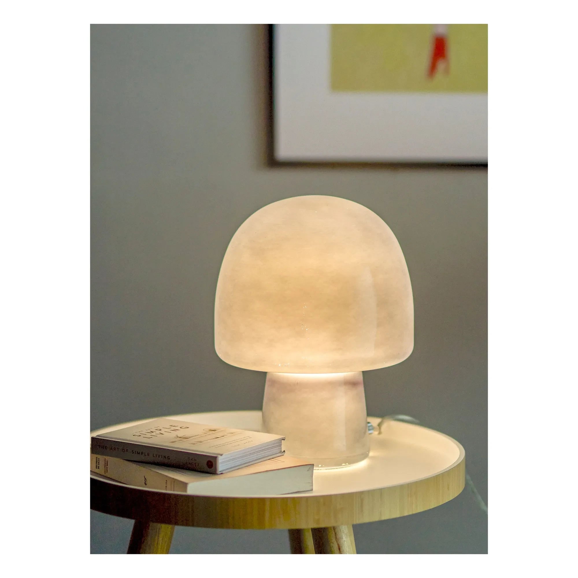 Bloomingville - Paddy Glass Lamp | Blue