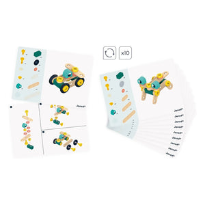 Janod - Brico'Kids Barrel - 50 Pieces