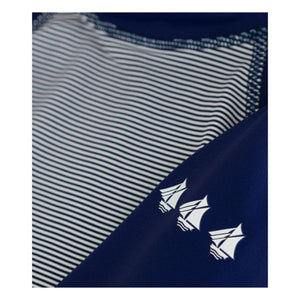 Petit Bateau - Striped UV Protection Bath T-Shirt | Night Blue