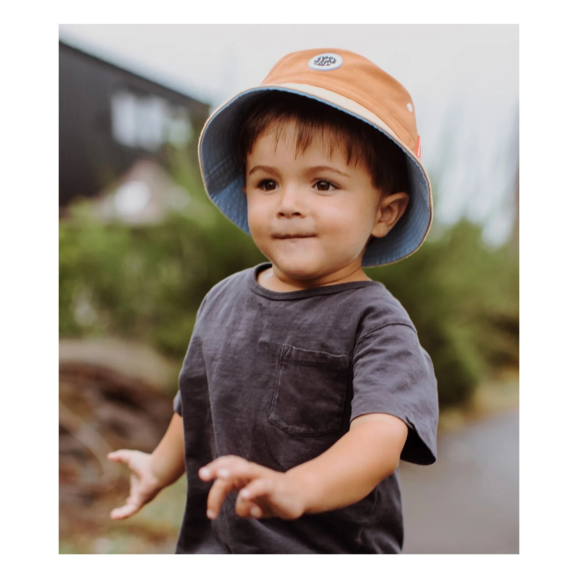 Hello Hossy - Bob Drawstring Adjustable Mini Organic Cotton | Orange
