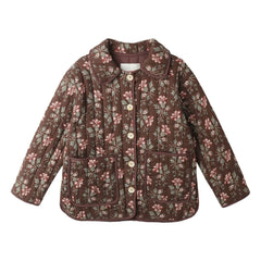 Rylee + Cru - Clara Quilted Jacket | Brown