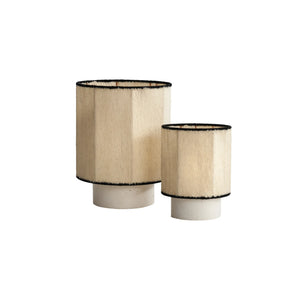 Maison de Vacances - Kalé Stoneware Lamp | White