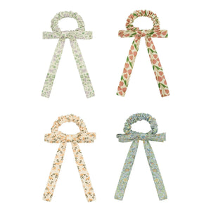 Mimi & Lula - Pack of 4 Floral Knot Hair Clips | Ecru