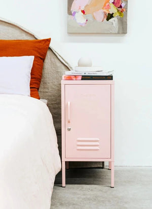 Mustard Made - Shorty Metal Nightstand | Blush