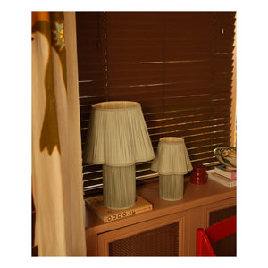 Doing Goods - Myra Silk Table Lamp | Sage