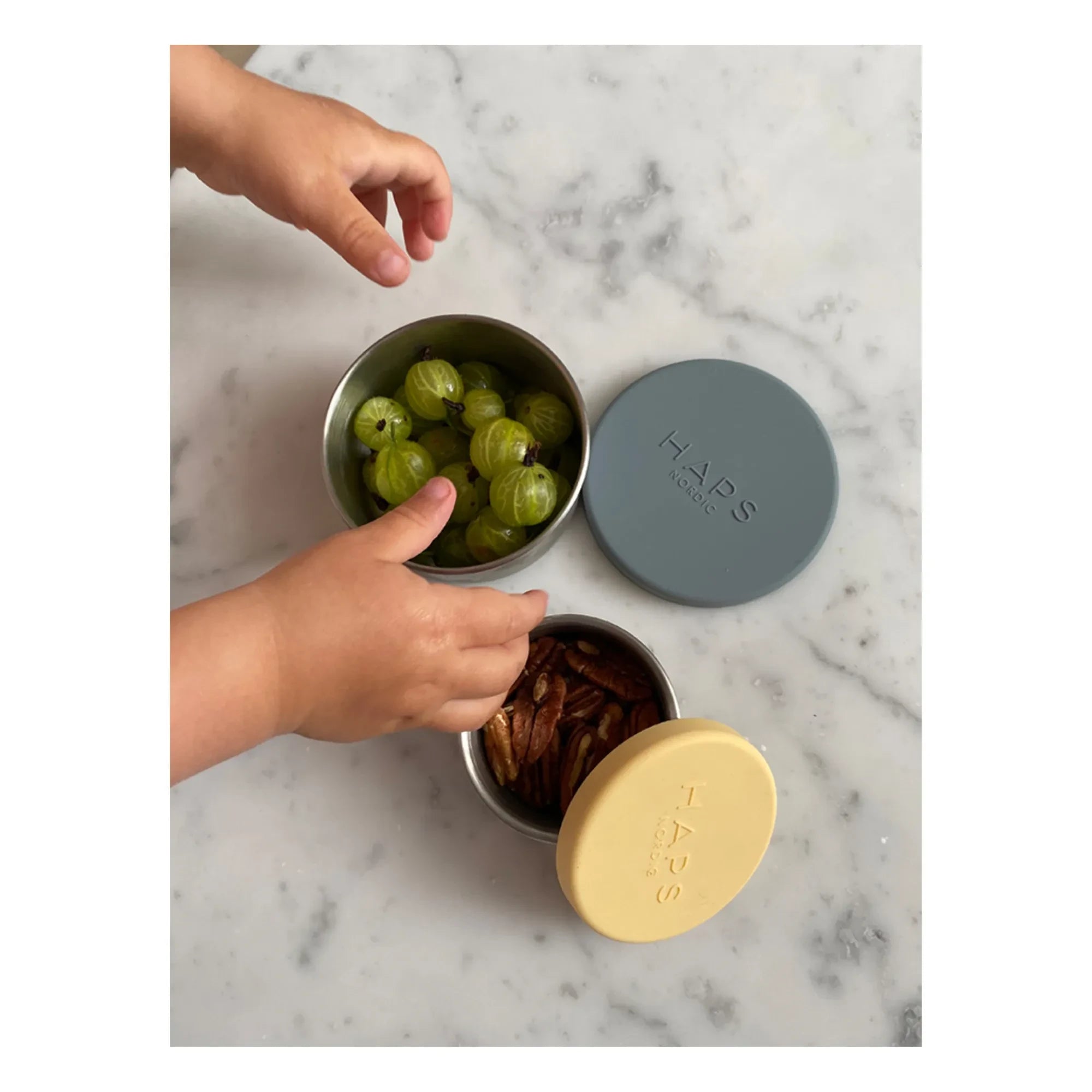 Haps Nordic - Steel Boxes M - 3 Piece Set | Blue