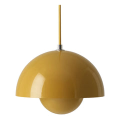 & Tradition - Flowerpot VP1 Pendant Lamp, Verner Panton, 1968 | Mustard