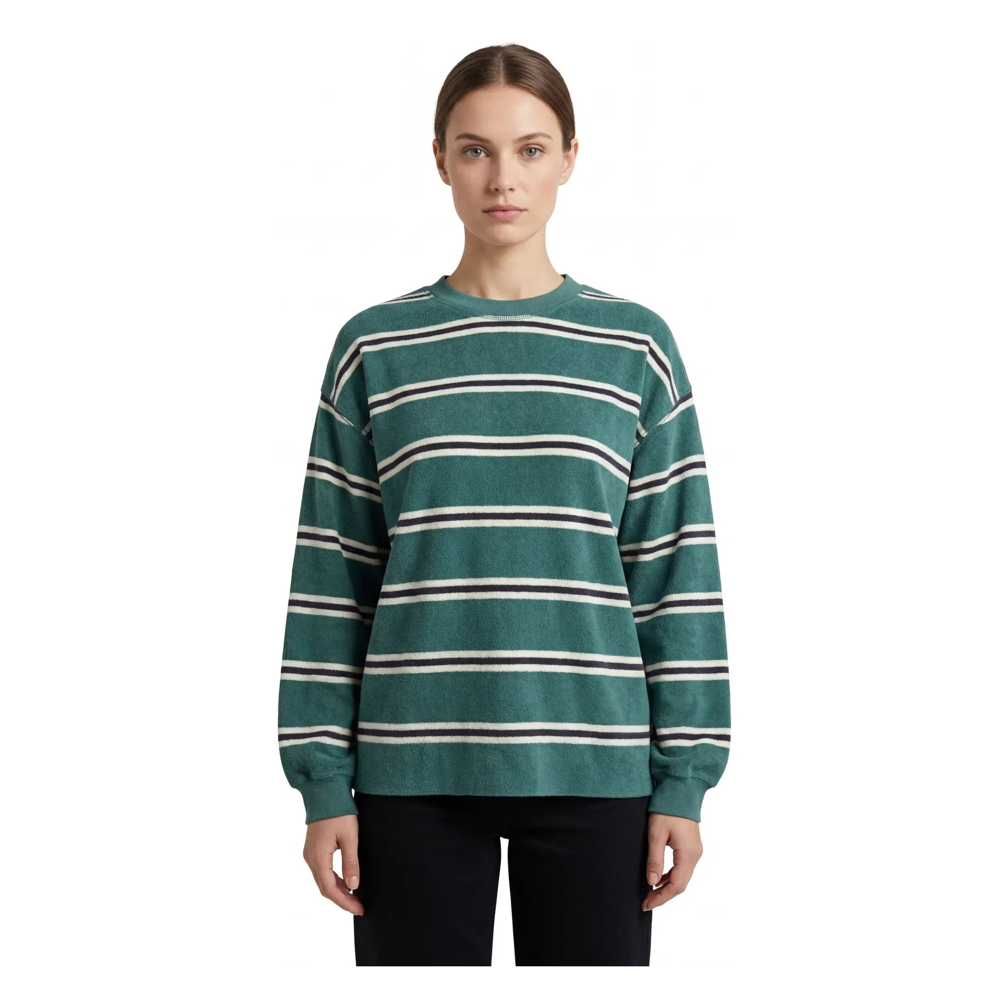 Hod - Sweat Marinière Victoire Cotton | Green