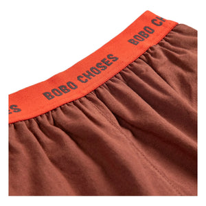 Bobo Choses - Bobo Choses Organic Cotton Elastic Shorts | Brown