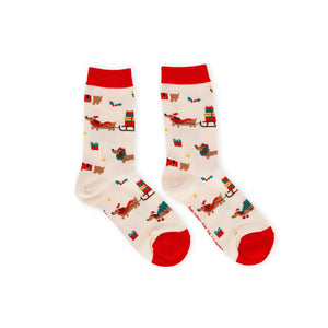 Legami - Christmas Socks Dachshund Size 41-47 - A Perfect Fit!