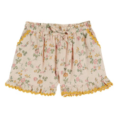 Emile et Ida - Organic Cotton Ruffled Shorts | Light Pink