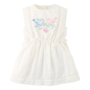 Gingersnaps - Charlee Embroidered Dress | White
