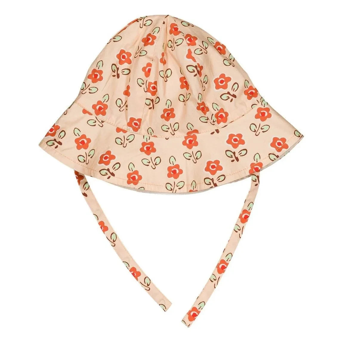 Hello Simone - Piupiu Fleuri Hat | Apricot